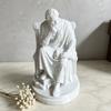 Украшения в форме философа Устойчивое основание 3D-печатная скульптура Ретро Литературное Настольное украшение для кабинета Офиса Прихожей