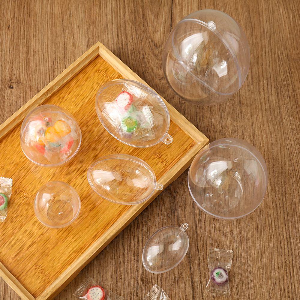 Украшение Украшения Пасхальное украшение с возможностью наполнения Прозрачное пасхальное яйцо Конфетница Прозрачные шары