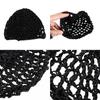 Сетка для сна, сетка для волос, снуд, ночная крышка, тюрбан, черные шапочки для парика, вязаная крючком сетка для волос