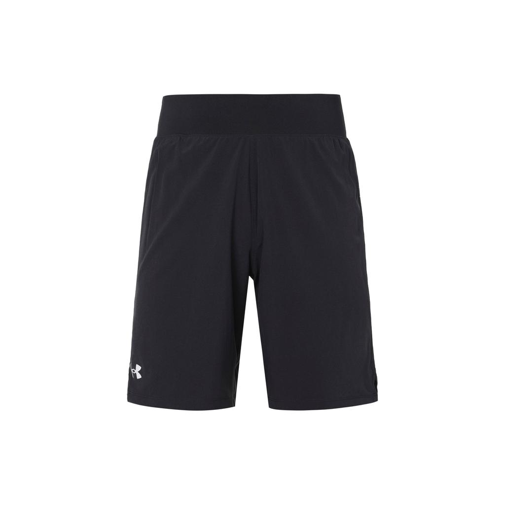 Under Armour Однотонные спортивные прямые шорты Мужские штаны Черные 1376998-001