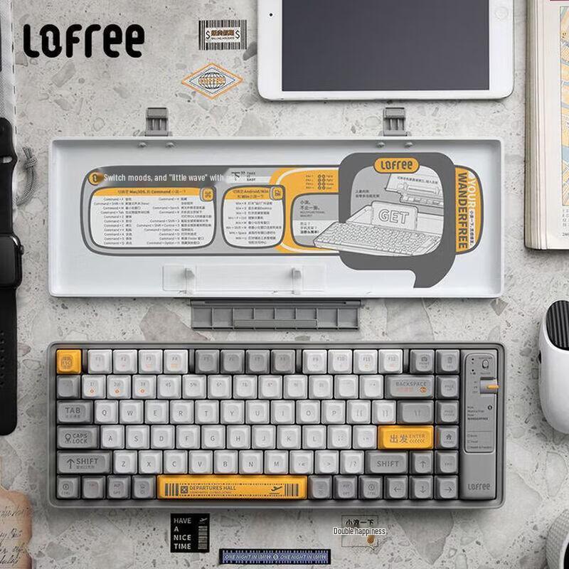 Bluetooth-механическая клавиатура Lofree Xiaolang, 84 клавиши