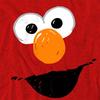 Sesame Street Unisex Adult Elmo Sketch Heather T-Shirt