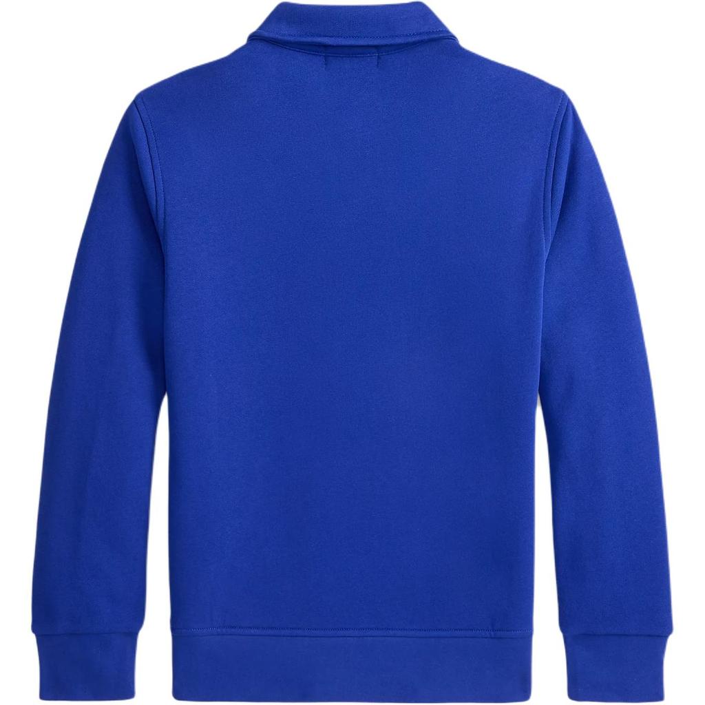 Свитшот Polo Ralph Lauren в рубчик с высоким воротником на молнии, с вышивкой, с длинным рукавом, детский, детские свитшоты 323952467-006