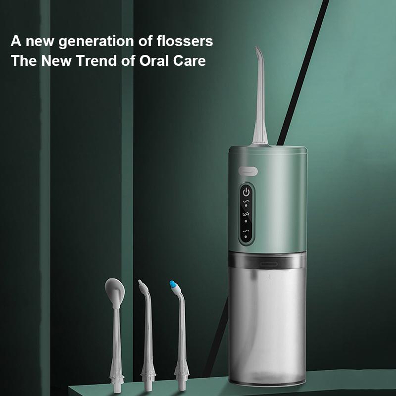 Ирригатор для полости рта, 3 режима, портативный IPX7, водонепроницаемый водоструйный ирригатор, очиститель для зубов, импульсный стоматологический ручной очиститель для полости рта, новый