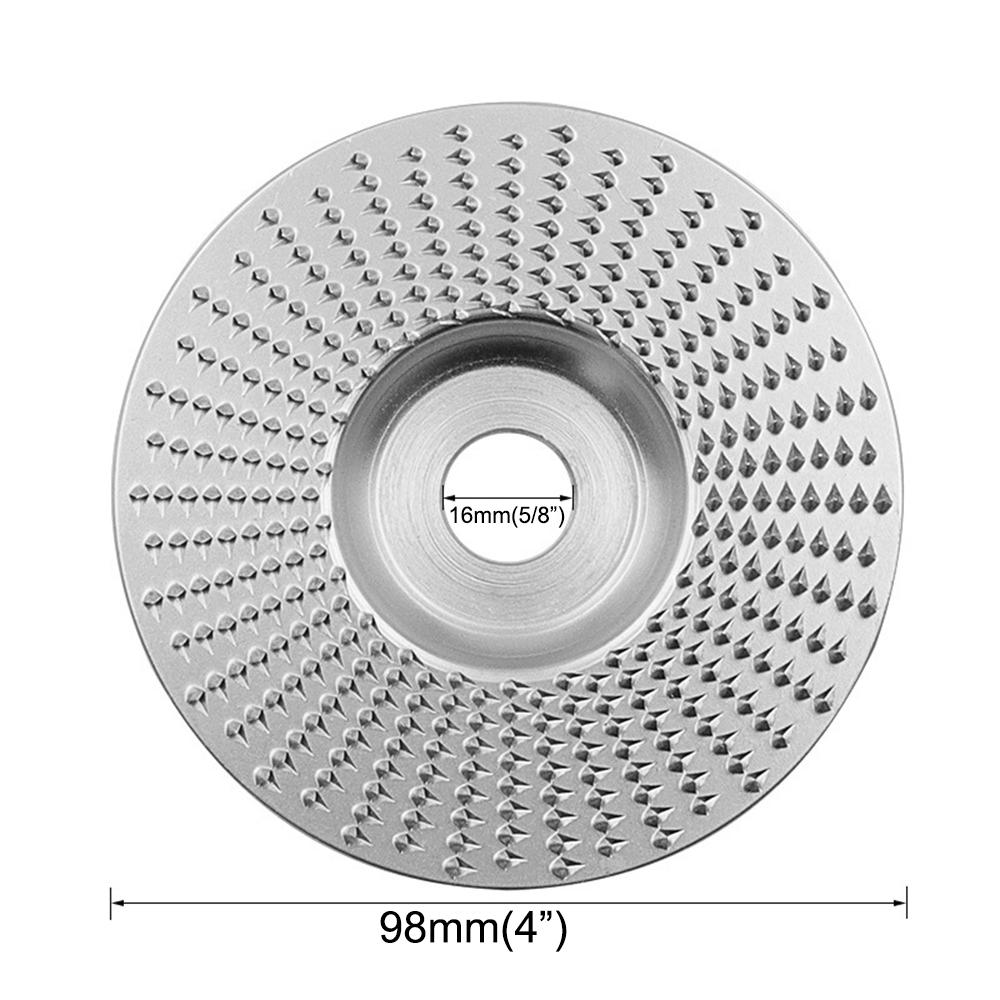 4 Inch Wood Carving Disc for Angle Grinder with 5/8-inch Arbor Wood Shaping Disc Angle Grinding