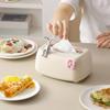 Unique Plastic Tissue Container Paper Towel Stand Tissues Dispenser with Spring Rabbit Napkin Box Cute Paper Container