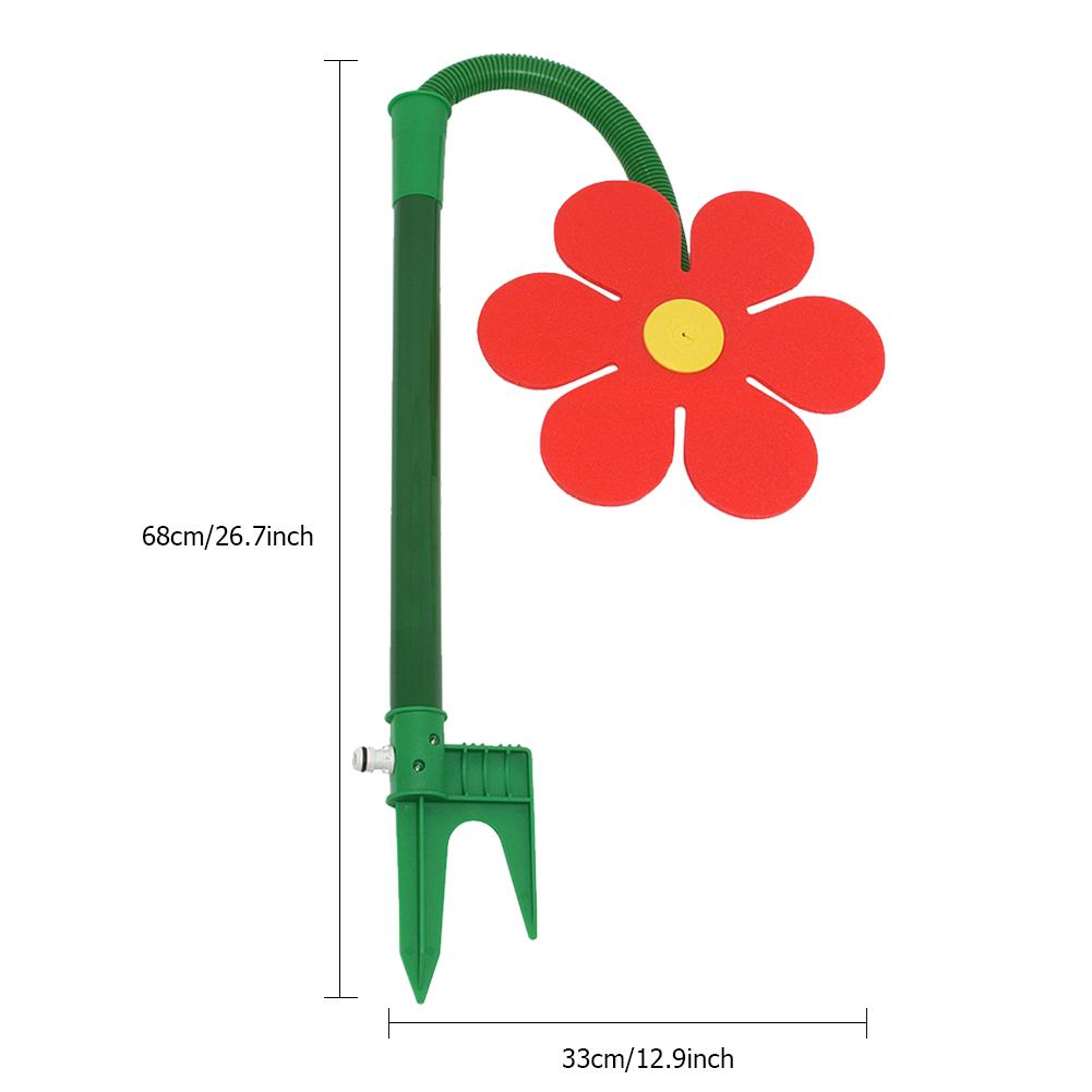 Газонный дождеватель в форме цветка, танцующая ромашка, 720° вращающееся распыление воды для полива двора, газона, сада, декор