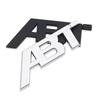 3D Metal ABT Logo Front Grill Side Badge Rear Trunk