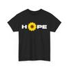 Футболка с надписью Hope, Футболка Hope Sunflower для женщин и мужчин