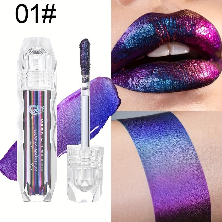 9-цветный металлический блеск для губ с эффектом хамелеона Lip Glzae High Shine Стойкая губная помада коралловых тонов для сценического и хеллоуинского макияжа