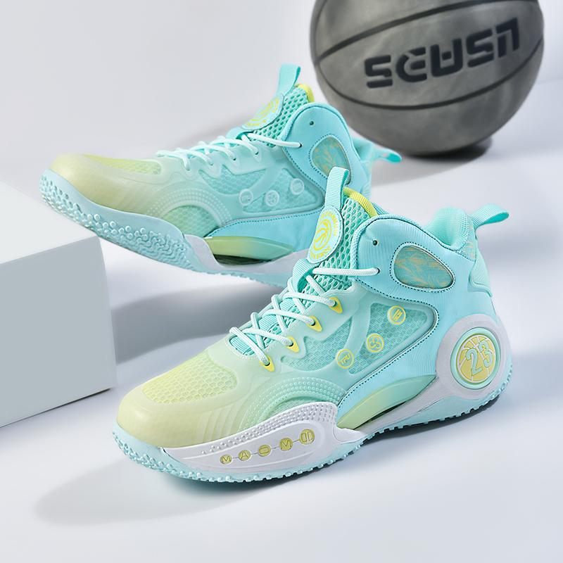 New Mesh Breathable Running Shoes Fitness Training Sports Shoes Wear-resistant Anti-slip Luminous Basketball Shoes