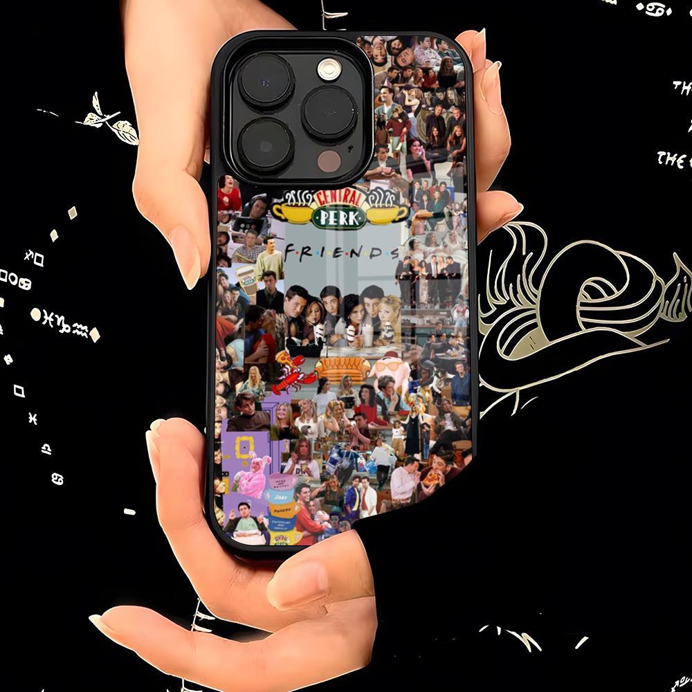 Friends TV Show Phone Case PC+TPU For IPhone 15 16 17ProMax 13 16 11 12 14 Pro Xs Max Mini Xr X Plus Cover