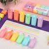 Ручки для рисования Цветные чернила Мультфильмы Животные Живопись Скошенный кончик Макарон Флуоресцентная ручка Текстовыделители