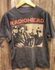 Редкий! Хлопковая винтажная футболка с принтом группы Radiohead для мужчин и женщин, горячая новинка, унисекс