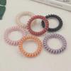 Translucent Frosted Morandi Hair Ring: High Elastic Matte Bracelet Hair Accessory