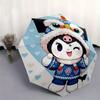 1pc Lion Dance Kuromi Automatic Opening and Closing Umbrella - Small Umbrella Suitable for Various Occasions, Portable 3-Fold Small Umbrella for Men a