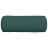Bolster Cushions (2 pcs) Dark Green Ø 25 x 70 cm Fabric