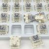 Переключатель Gateron G Silver Pro со смазкой, 3-контактный RGB SMD, линейный пылезащитный однопружинный переключатель для игровой механической клавиатуры Pro Silver 3.0 (108 штук,
