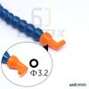 1/8" Round Nozzle Lathe Cooling Tube Plastic Flexible Water Oil Coolant Pipes Hoses Cooling Pipe with Valve Switch for CNC