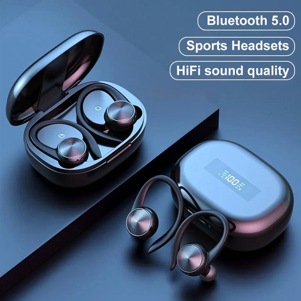 Спортивные наушники Bluetooth с микрофоном и водонепроницаемостью IPX5; HiFi стерео Bluetooth-наушники; наушники для прослушивания музыки на мобильном телефоне.