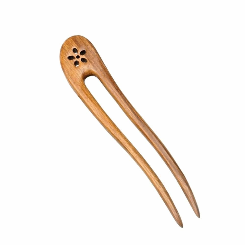 Chinese Style Wooden Hair Sticks Handmade Ponytail Hair Bun Maker Wood Hairpins and Clips  Girls