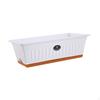 Flower Box for Window, Vegetable Box, Planter The Windowsill, 50 X 19 16 Cm, Rectangular, with