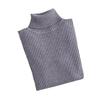Women Bottom Sweater Turtleneck Long Sleeve Slim Fit Knitting Tops Solid Color Ribbed Tops Daily Wear