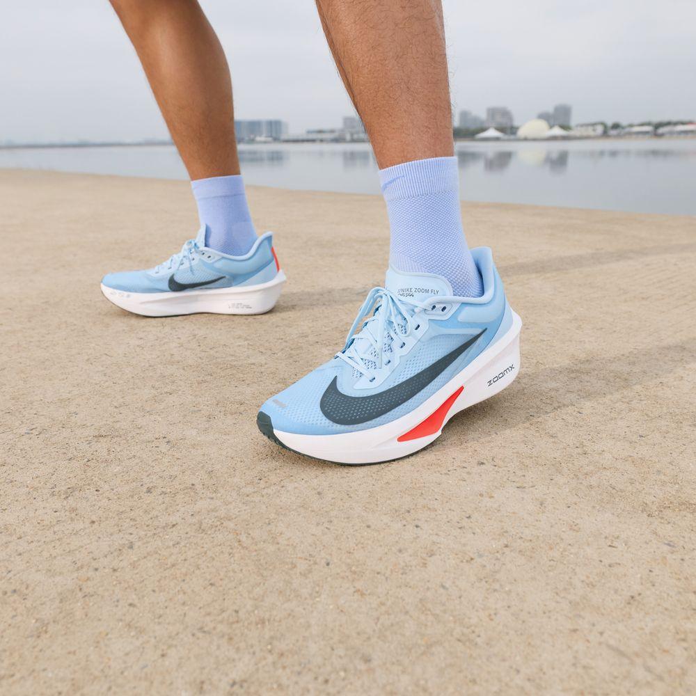 Nike Zoom Fly 6 Ледяной синий Ярко-красный