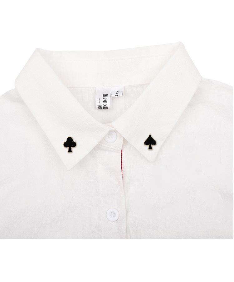 Японский металлический набор брошей для покера Харадзюку: Набор из восьми булавок для воротника и лацкана