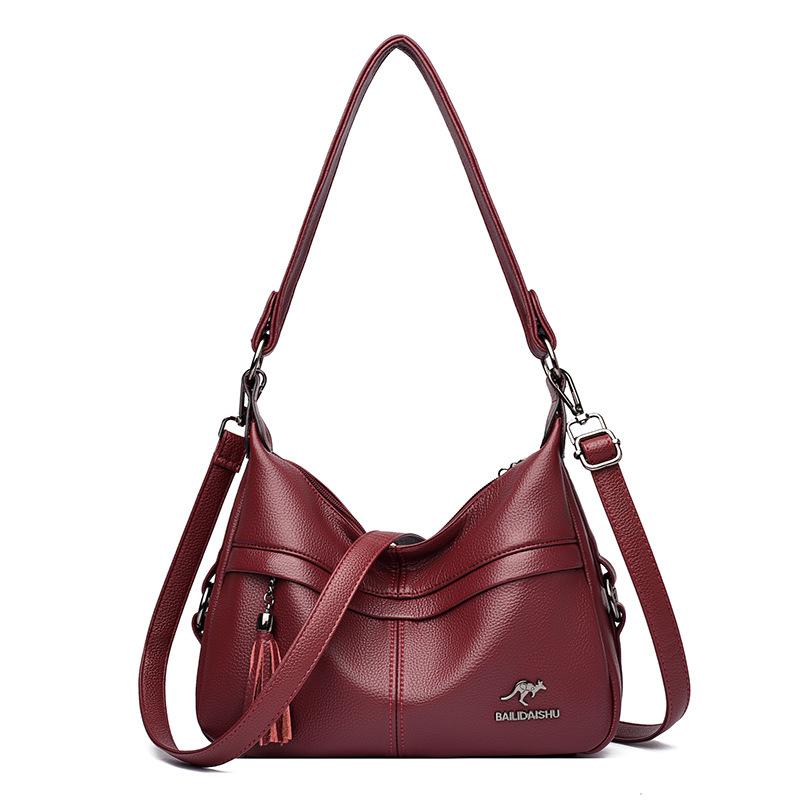 Новая женская сумка через плечо, сумка через плечо, большая вместимость, универсальная, модная, высококачественная сумка-тоут