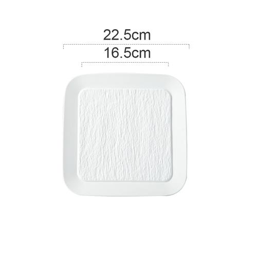 Квадратная керамическая обеденная тарелка Тарелка для западной кухни Тарелки для стейков Блюдо для пасты Сервировочные тарелки Фруктовая тарелка Салатница Суши-блюдо Тарелки