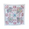 NINA SOLOR Saddle Bouquet Twill Silk Scarf