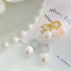 Pearl Ear Buckle Light Luxury High-end Earrings French Elegant Temperament Earrings Niche Design