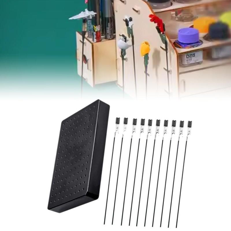 Большая пластиковая сушильная подставка для покраски моделей аэрозольной краской с высокой устойчивостью и универсальностью