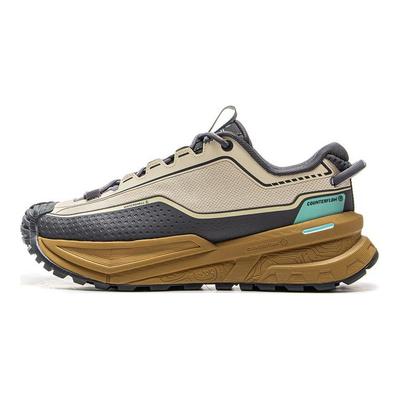 Li Ning CF Водоотталкивающие Амортизирующие Прочные Поддерживающие Светоотражающие Низкие Кроссовки для Походов на Открытом Воздухе Унисекс Кроссовки для Походов Хаки AHTU023-7