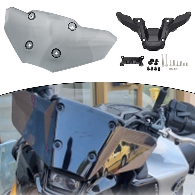 Motorcycle Front Wind Deflectors Windshield Fit for Yamaha MT-09 2024 / MT-09 SP 2024 Motorbike Modification Accessory