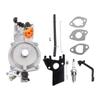 Dual Fuel Conversion Kit Fuel To Gas Carburetor Replacement for GX200 170F 210CC 212CC Generator