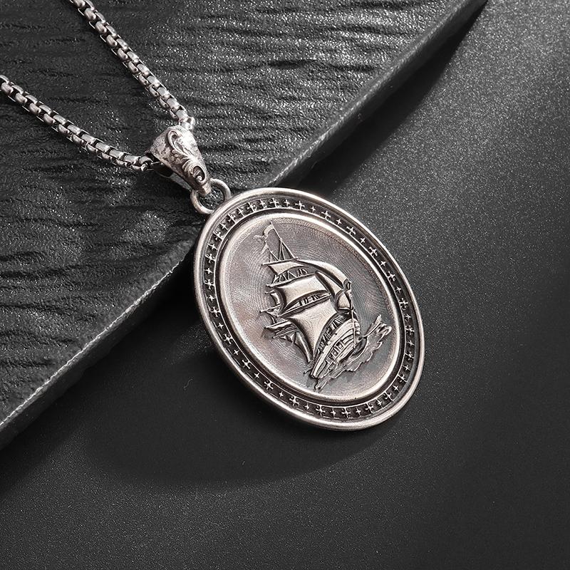 Ретро Кельтский Узел Крест Кулон Персонализированный Мужской Очарование Амулет Ожерелье Ретро Скандинавские Ювелирные Изделия