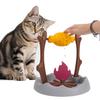 Cats Puzzle Feeder Interactive Treat Dispenser And Slow Feeder Pet BBQ Roller Cat Brain Exercise Toy Cognitive Training Game