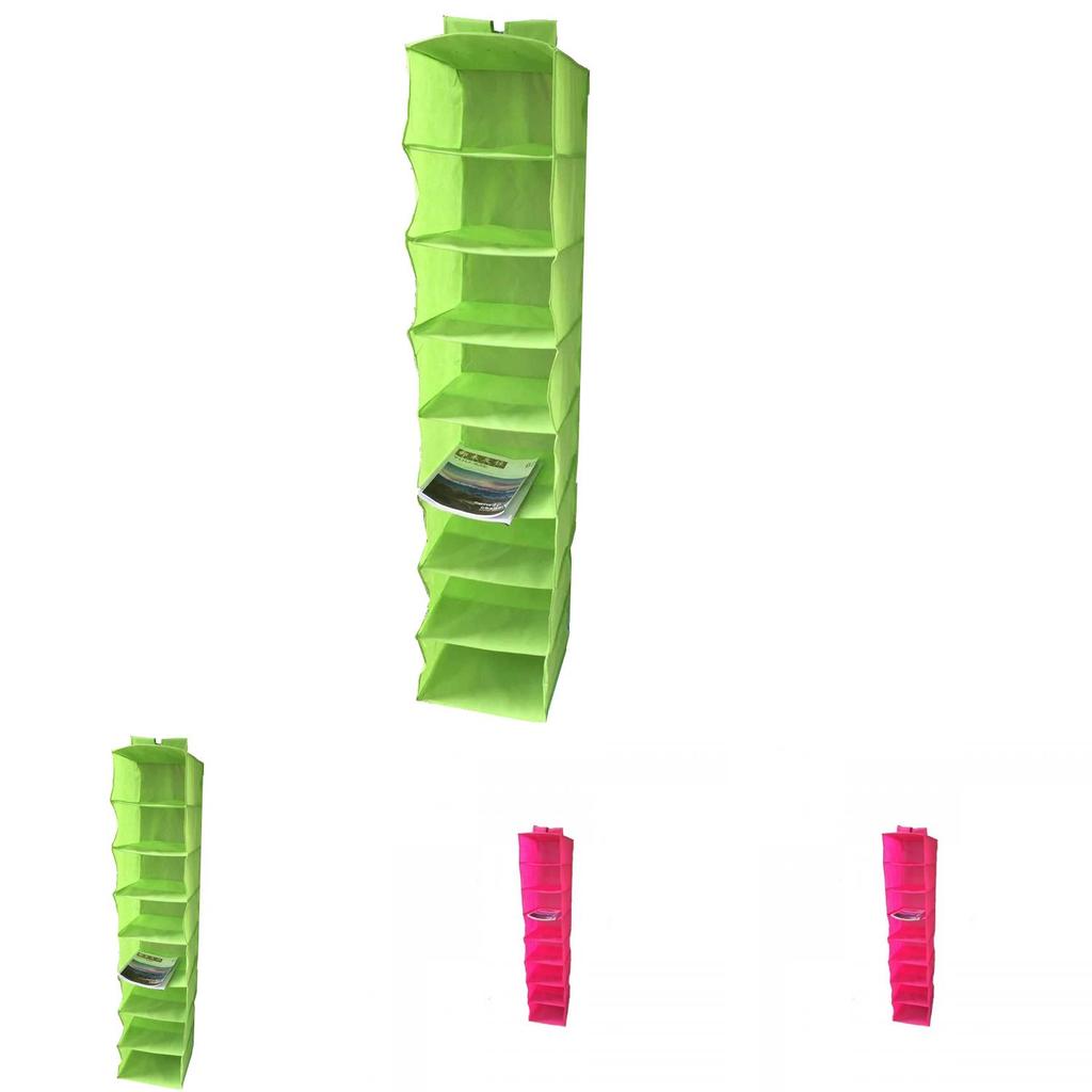 8-ярусный подвесной органайзер для обуви из нетканого материала для хранения в шкафу и домашней организации