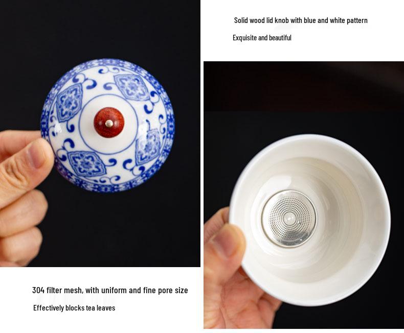 Портативный керамический дорожный чайный набор с автоматическим заварником для чая Кунг-фу - Бизнес-подарок