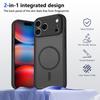 Роскошный матовый чехол для телефона для iPhone 17 16 15 14 13 12 Pro Max Plus 17 Air для MagSafe матовая прозрачная магнитная крышка