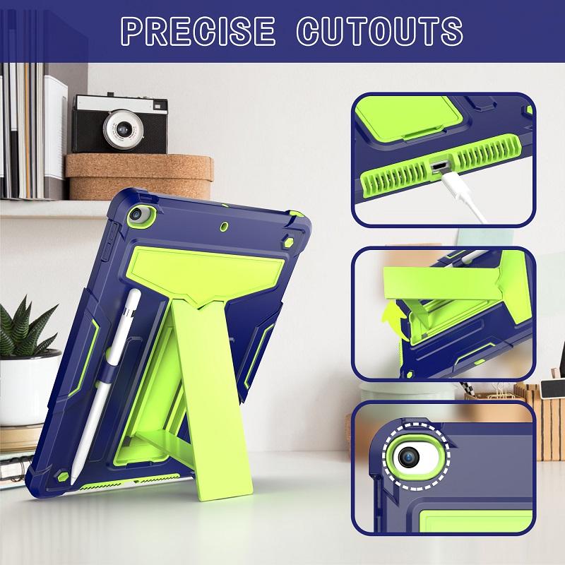 Чехол для iPad 10,2, 7, 8, 9 поколения, детский чехол для iPad 10,2 2019, 2020, 2021 Pro 10,5 Air3, сверхпрочный противоударный чехол с подставкой