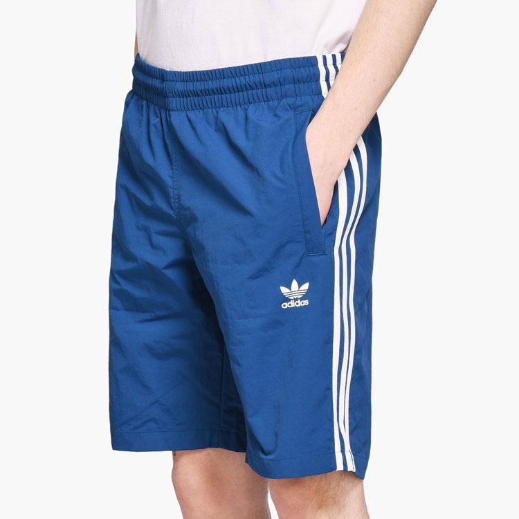 adidas Спортивные шорты Originals Trefoil Stripe Мужские шорты синие DV1578