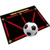 Улучшите навыки контроля мяча. Футбольное тренировочное одеяло для шагов. Резиновый нескользящий коврик для упражнений.