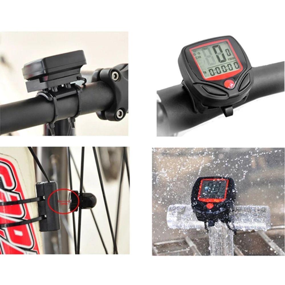 Bicycle Parts Display LCD Digital Speedometer Cycling Stopwatch Bicycle Odometer Bike Computer