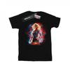 Womens/Ladies Captain Marvel Poster Cotton Boyfriend T-Shirt