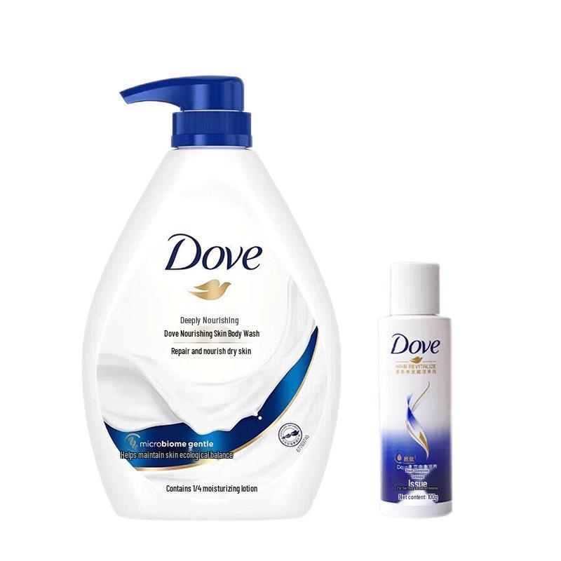 DOVE Набор: Гель для душа и Шампунь для глубокого увлажнения