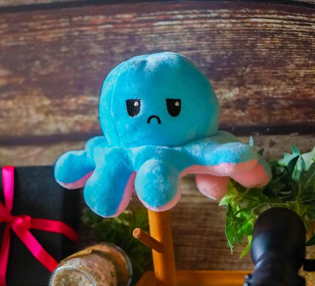 Reversible Octopus Plush 4 Made in Japan Product Toy, Pink, Touhou, Pieces, 20cm, [Actual Photographed]