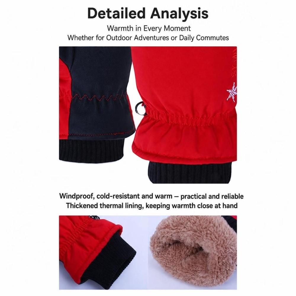 Touch Screen Winter Skiing Gloves Non-slip Outdoor Sports Gloves Cycling Gloves for Men Women